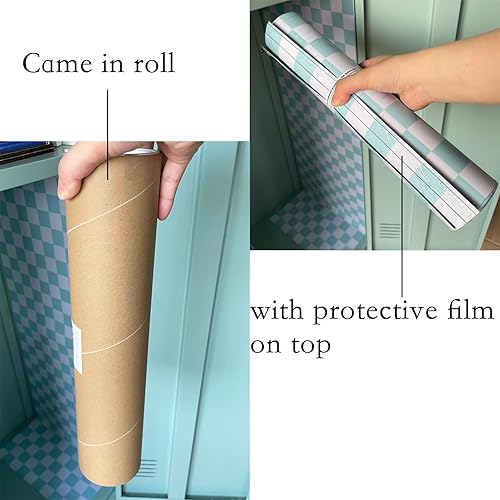 Miniatura 4 de Svartur Papel tapiz magnético de 36 x 12 pulgadas para taquilla, reutilizable, sin manchas, fácil aplicación, recortar para ajustar, formato rollo,