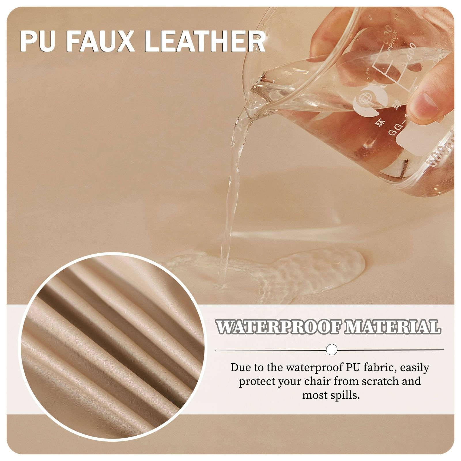 YOPOIY Wasserdichte Barhocker-Sitzbezüge - 4 Stück, Dehnbar & Abnehmbar, Perfekter Schutz