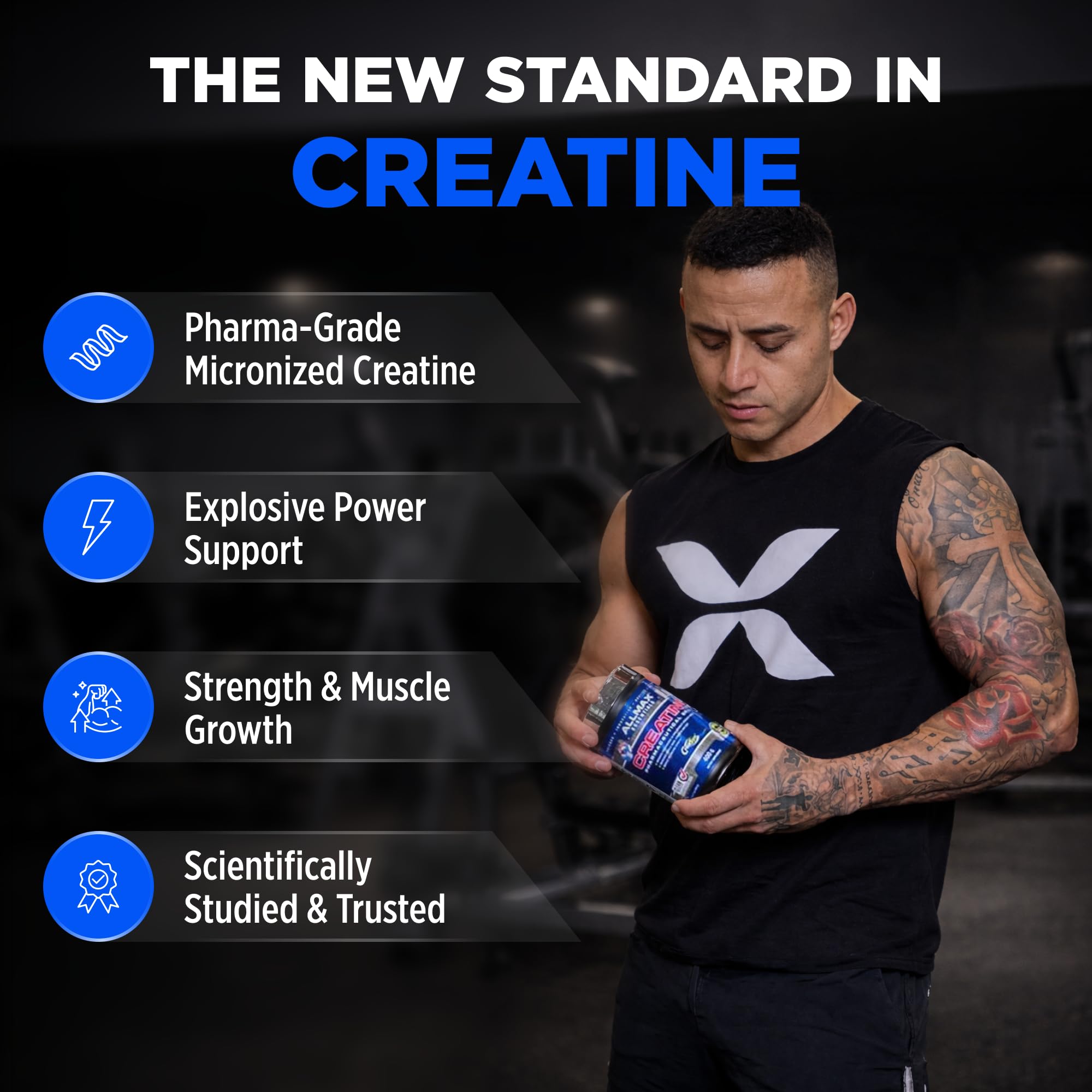ALLMAX Creatine Monohydrate Powder, Micronized, Unflavored, 400 g — Amazon image 4