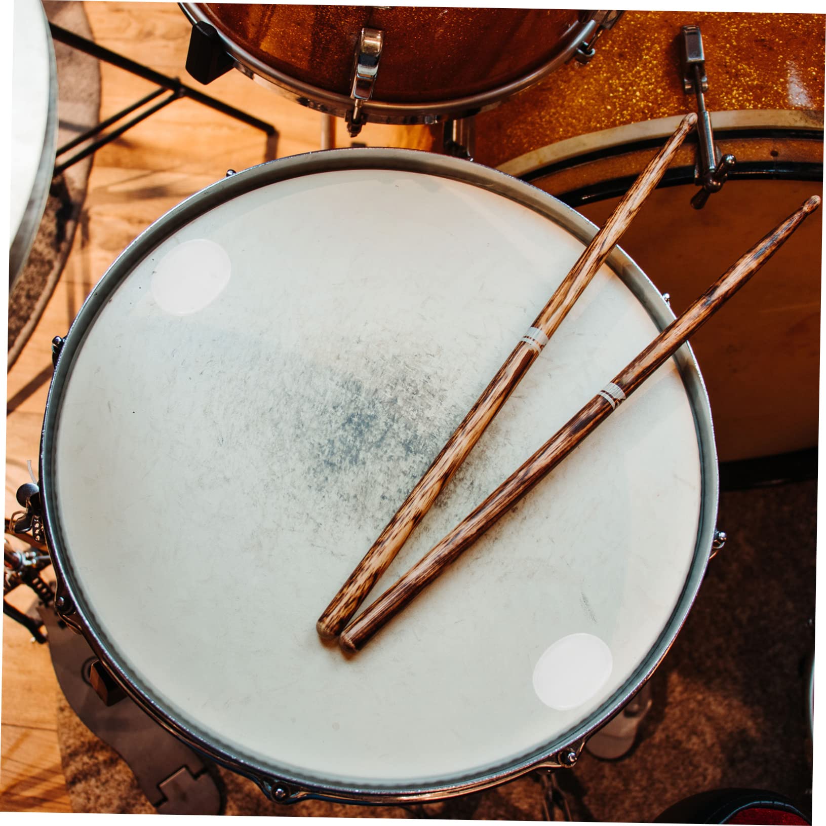 VICASKY 4sets Drum Mute Cushion Set Drum Pad Mats Supplies for Quiet Practice 14pcs*4