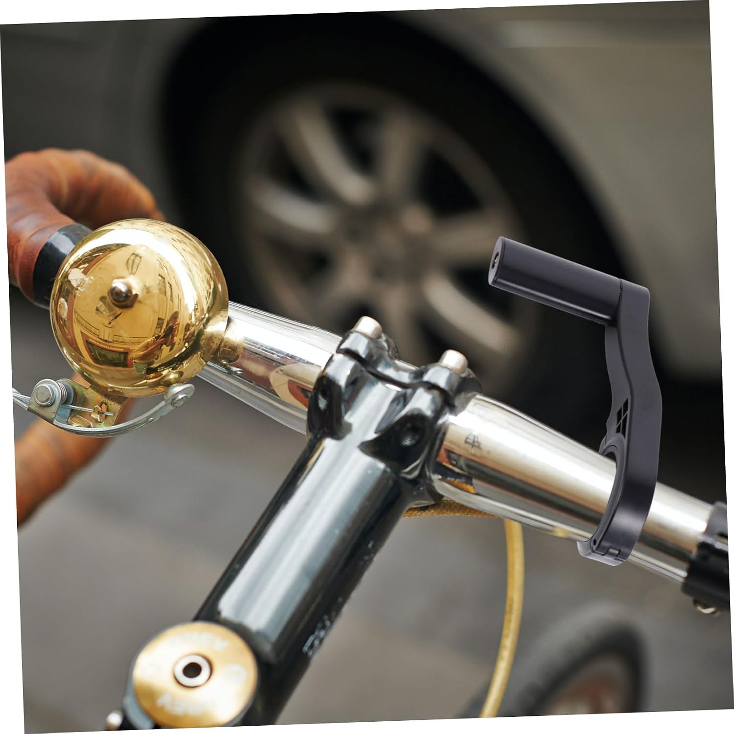 Bike Stopwatch Bracket Handlebar Extension Stand Lightweight Multi-function Code Table Holder for Handlebars Easy Installation Wrench for Cycling Accessories