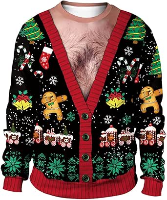 British Christmas Jumpers Men's Christmas In London-Mens Christmas