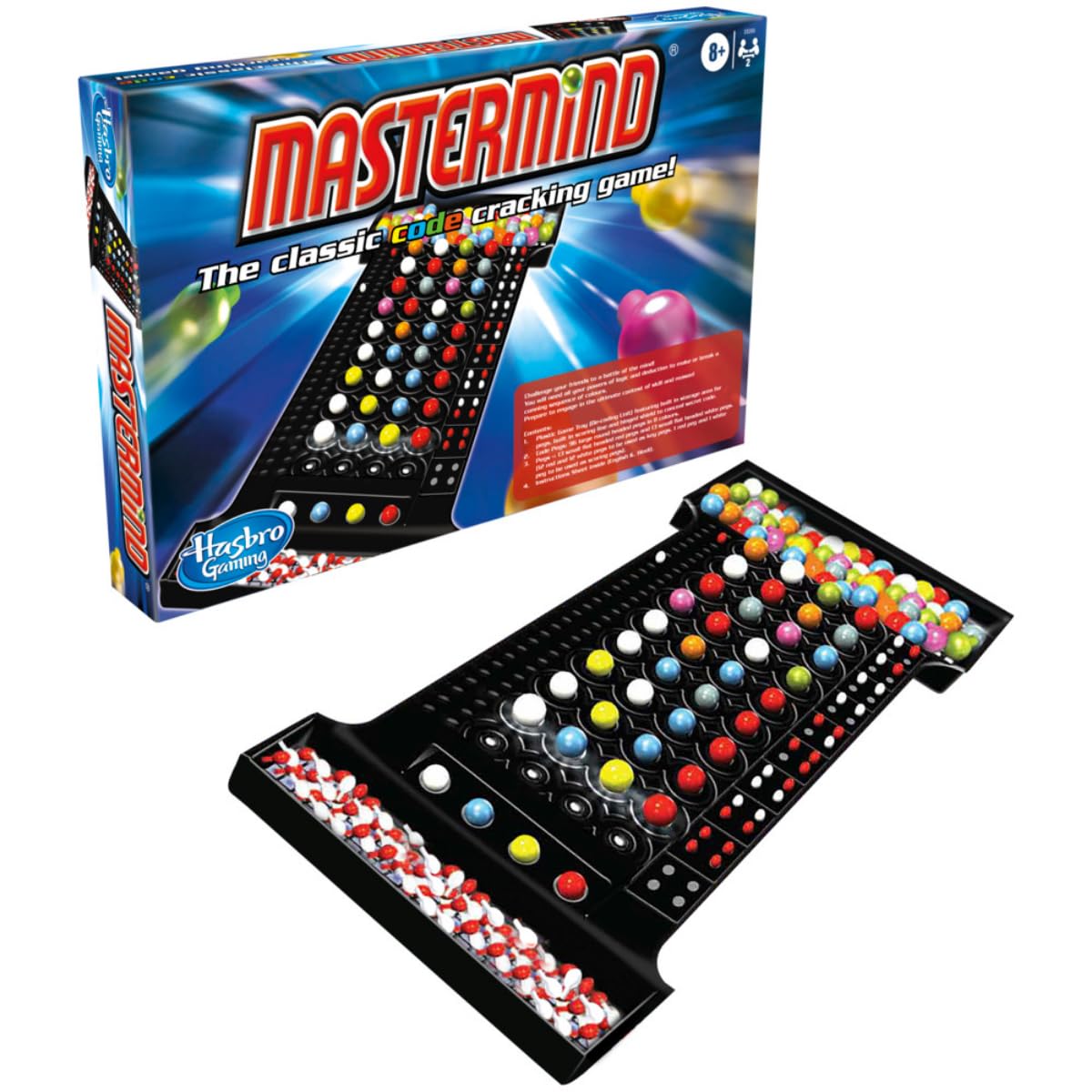 Hasbro Gaming Mastermind The Classic Code Cracking Game, Strategy Board Game for Kids and Adults, Board Game for Boys & Gi...