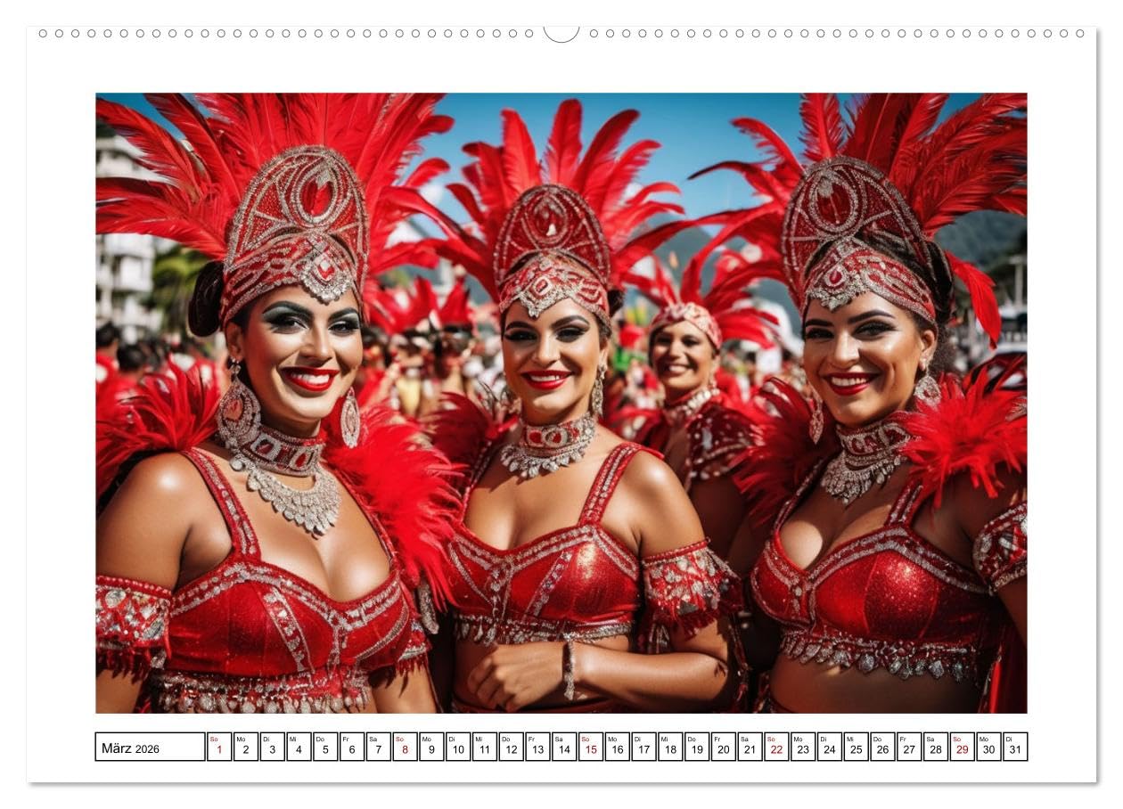 Farbenfrohe Frauenpower (hochwertiger Premium Wandkalender 2026 DIN A2 quer), Kunstdruck in Hochglanz: Traditionell geschmückte Damen aus aller Welt (CALVENDO Orte)