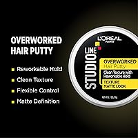 Vista 2 de Masilla para el cabello con exceso de trabajo L'Oréal L'Oréal Studio Line, 1.7 onza