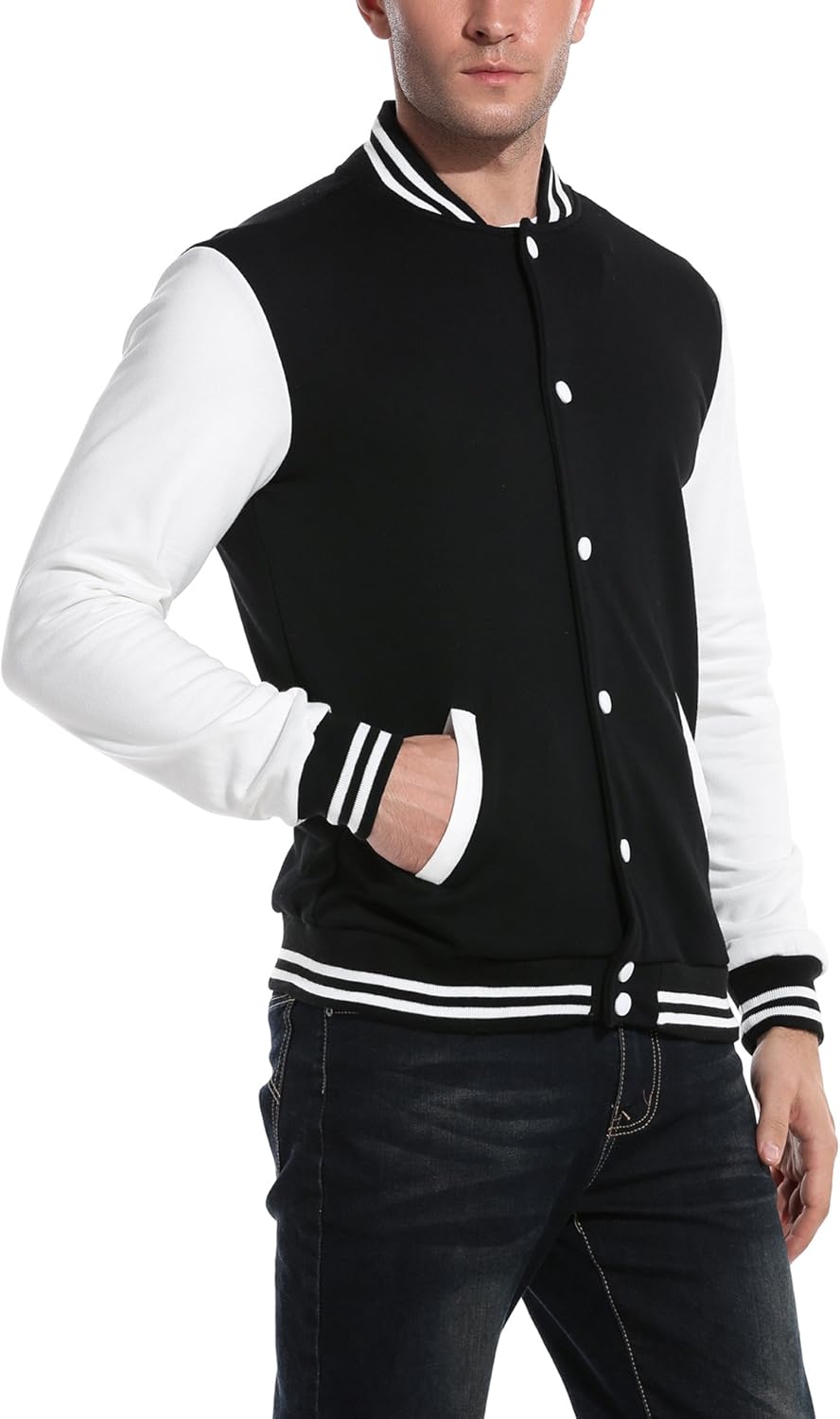 Slim fit varsity jacket Clearance