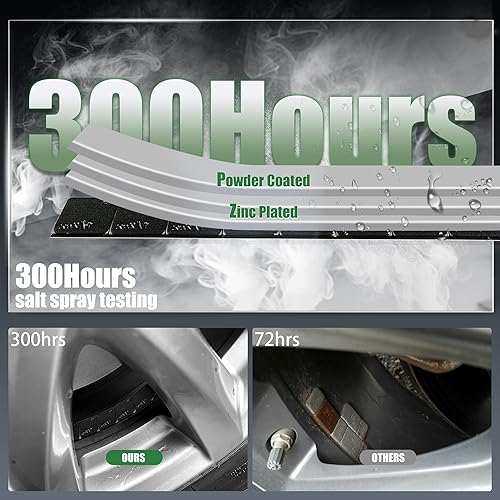 Miniatura 3 de EZISO - Pesos de rueda de 12 oz, color negro, peso de rueda con respaldo adhesivo de 0.5 onzas (144 unidades, paquete de 72 onzas)