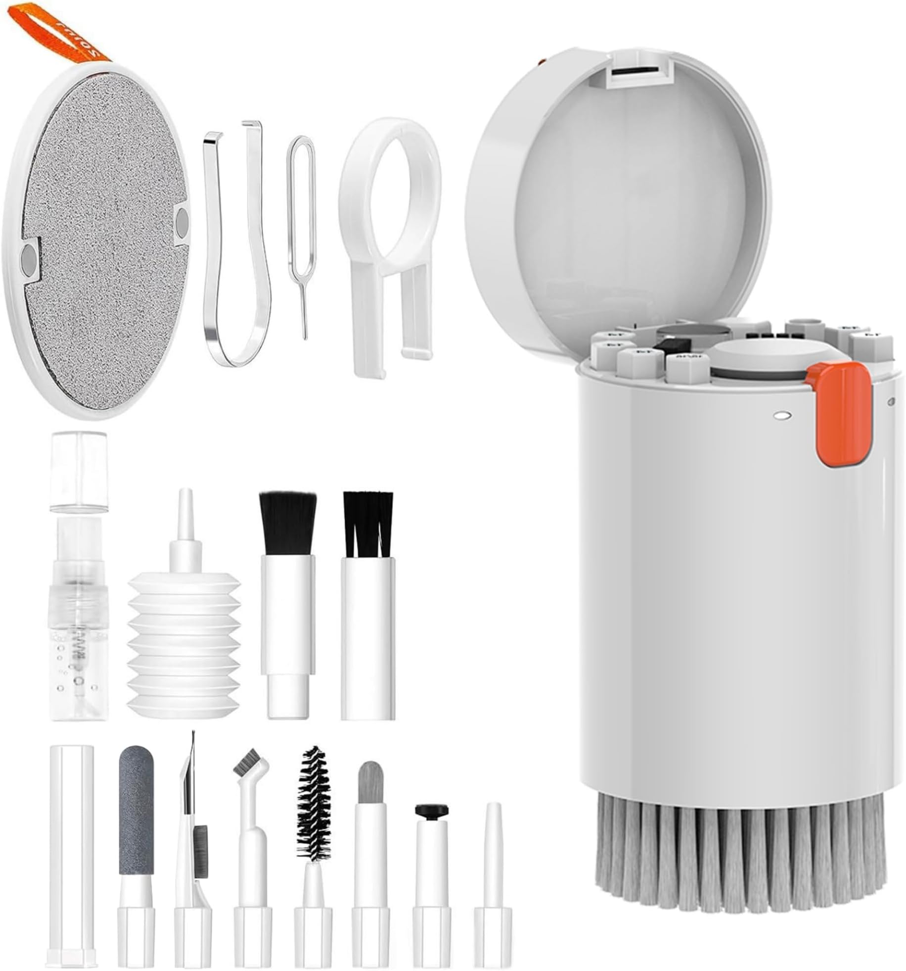 20-in-1 Laptop Screen Keyboard Cleaning kit, Cell Phone Cleaning kit, Air-pod Cleaning kit, Electronics Cleaning kit for Mobile Phones, Tablets, Computers, Computer Monitors, TV Camera Lenses