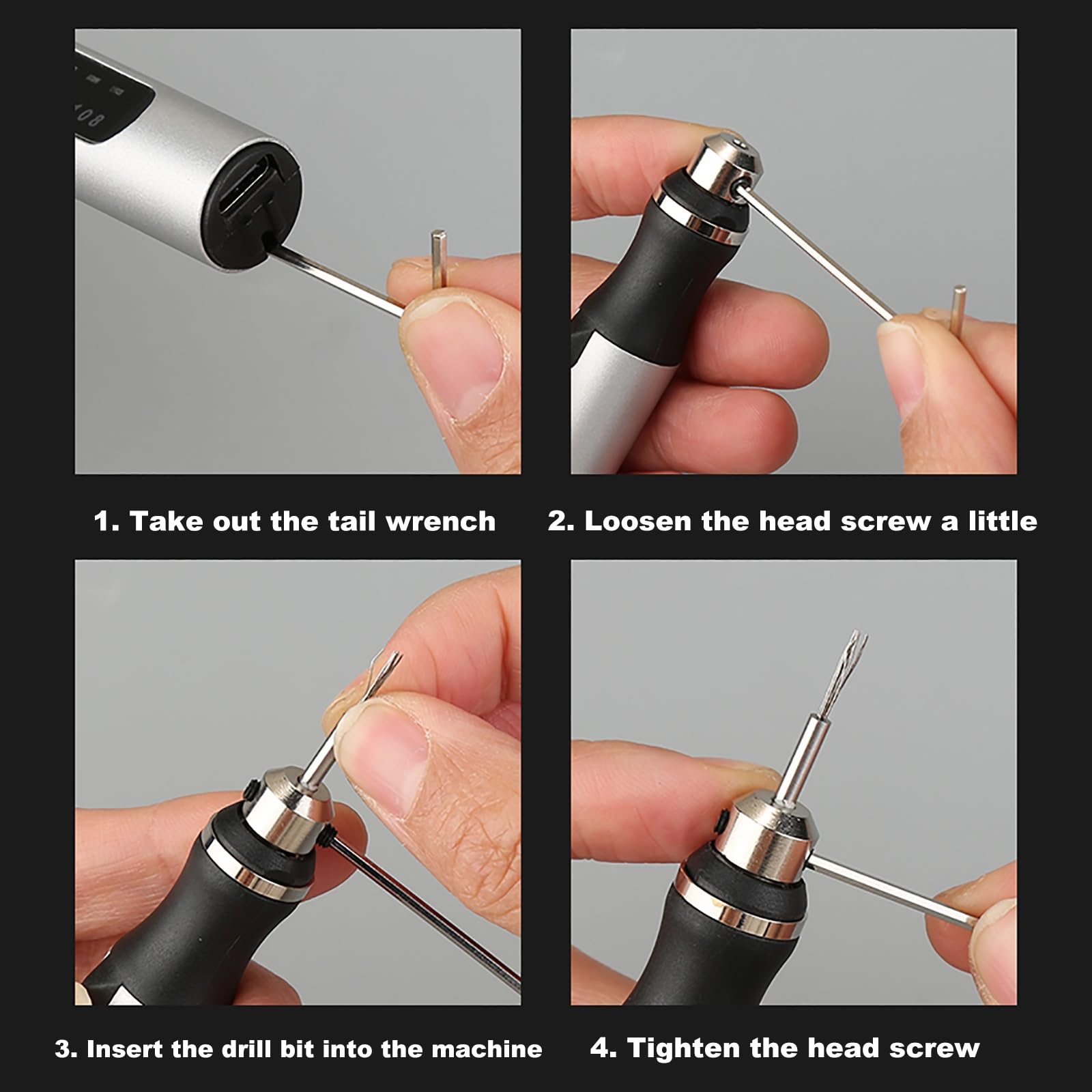Stylo Graveur Electrique, Multifonction Stylo De Graver, Stylo Graveur Rechargeable, Conçu pour Les Bricoleurs Convient pour Le Métal Le Verre La Pierre Et Le Plastique(Rose Gold)