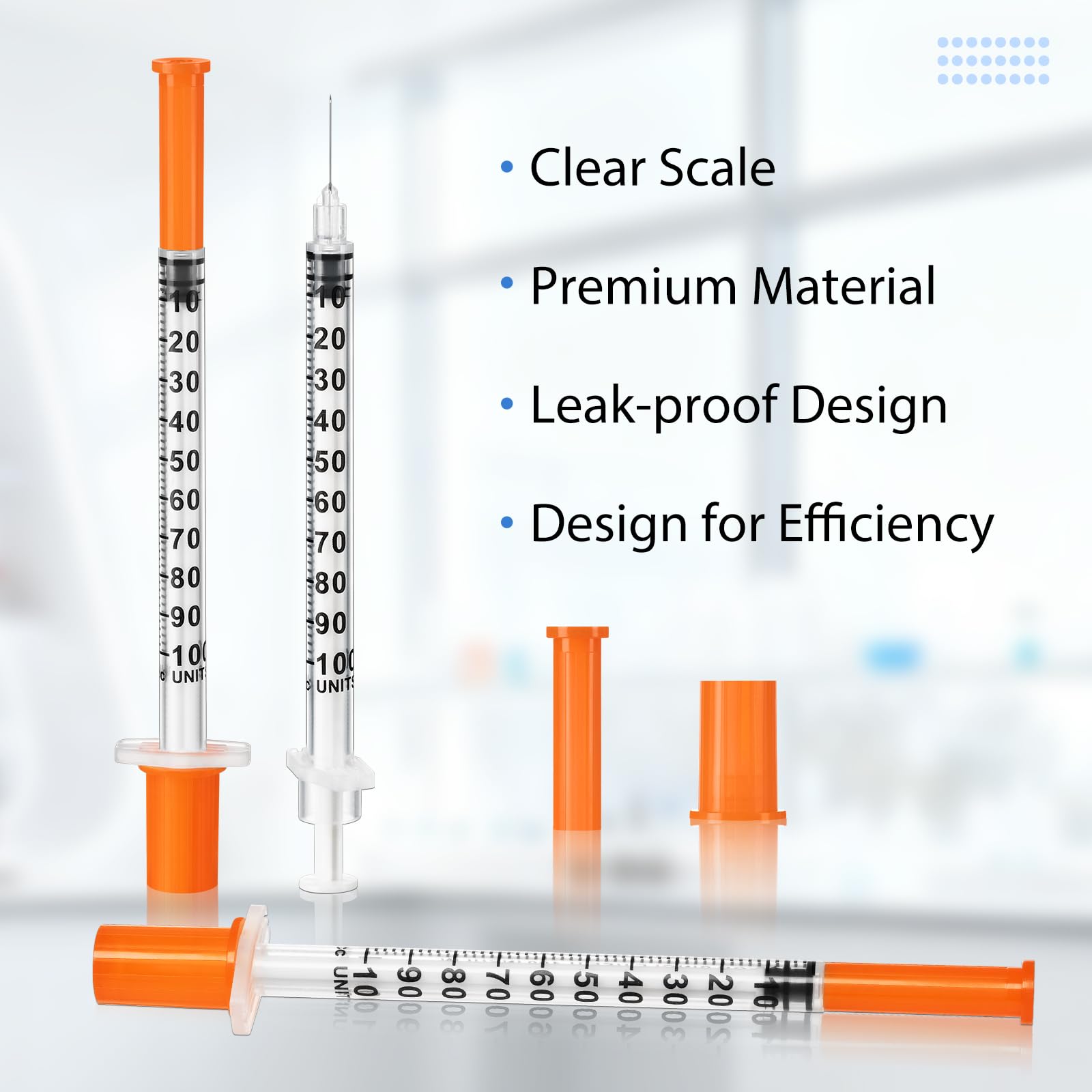 1ML Disposable Syringes 30G 5/16" (8mm) Individually Wrapped 100 Pack Lab Supplies Dispensing Scientific Supplies(100PACK 1CC 30G 5/16") — Amazon image 6