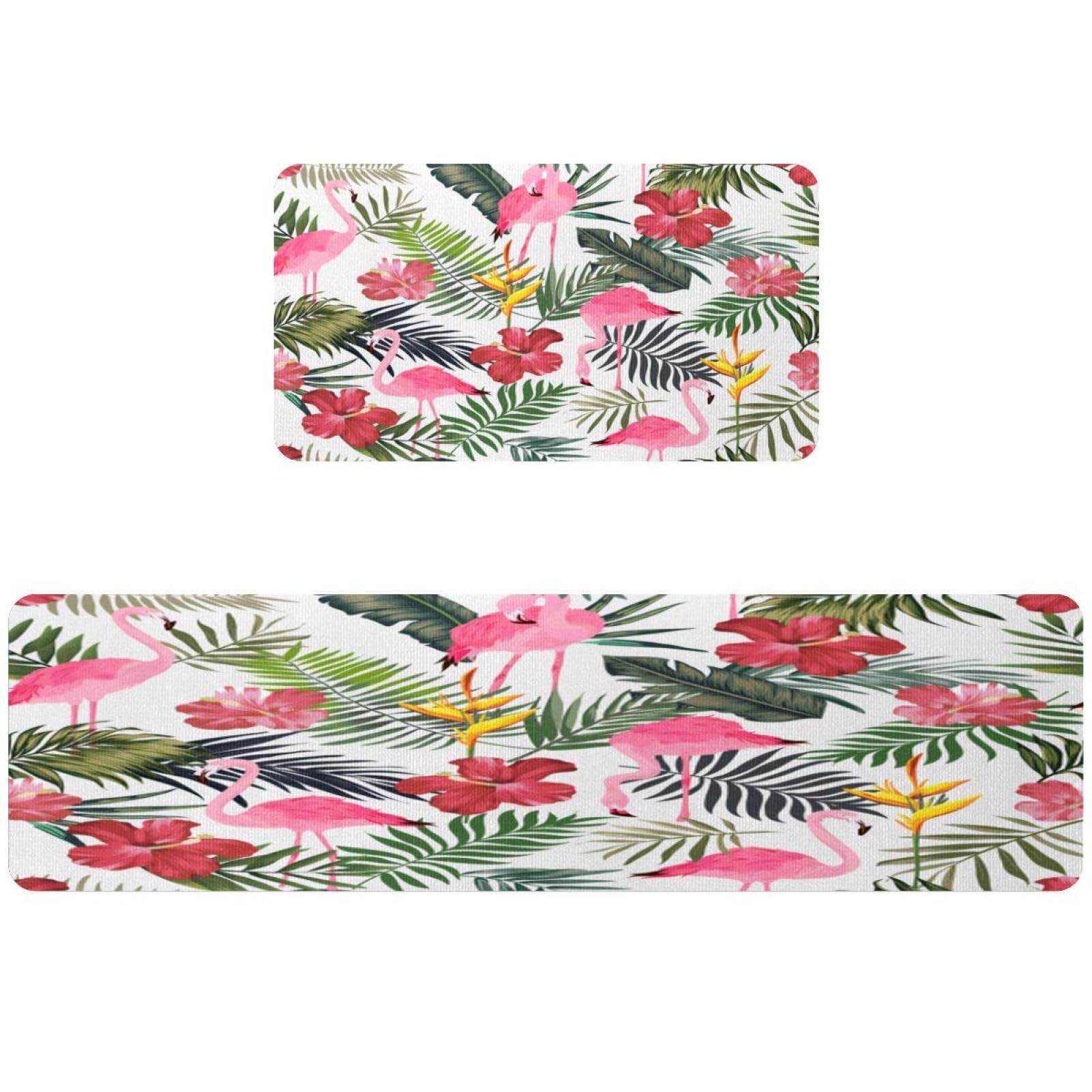 Tapete de cocina antideslizante y lavable juego de 2 alfombras superabsorbentes