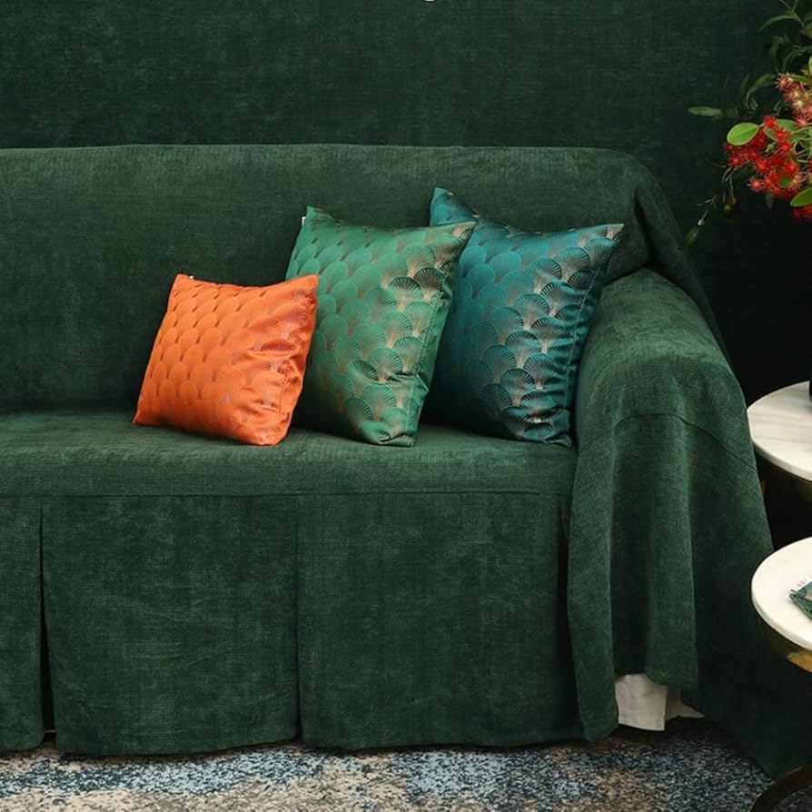 Frihetenソファベッドカバー　ダークグリーン Amazon｜マルチカバー ダークグリーン ソファカバー シンプル 多