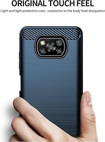 Miniatura 3 de Asuwish Compatible con Xiaomi Poco X3 Pro/PocoX3 NFC/Poco X3 Funda y protector de pantalla de vidrio templado, accesorios protectores de teléfono