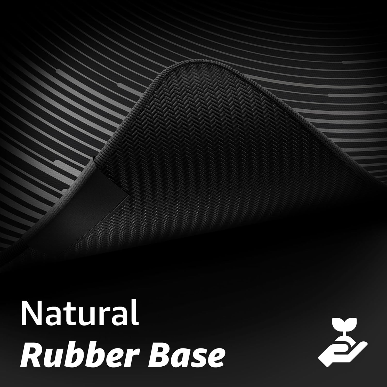 Hystar® Extended Gaming Mouse Pad | XXL 36" x 16" | 5mm Thick, Waterproof Surface, Smooth Polyester Fabric, and Natural Rubber Base | Abyss