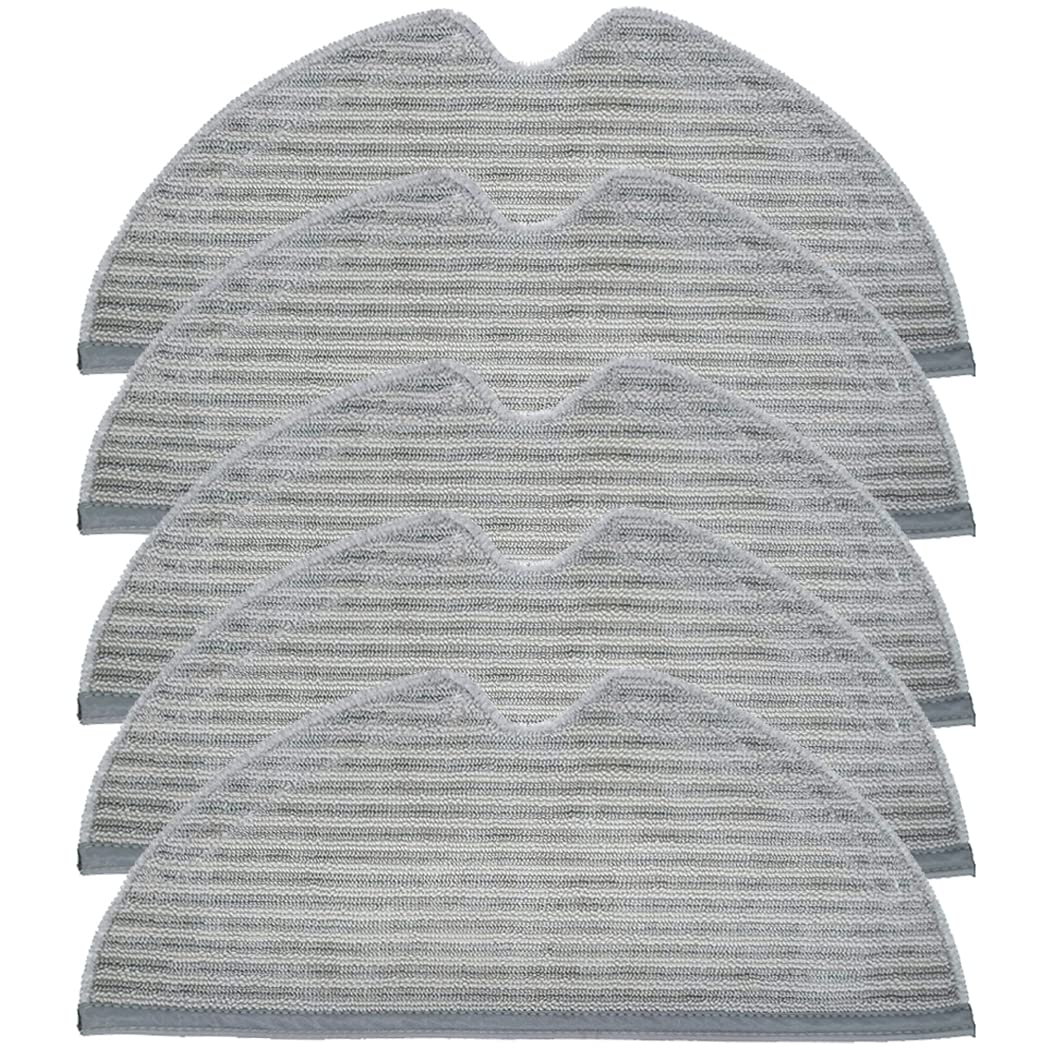 Odashen 5 Pcs Mop Cloth Accessories for Xiaomi Mijia 1C / STYTJ01ZHM Vacuum Cleaner or for Dreame F9 D9 Water Tank