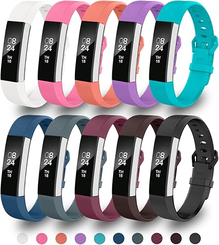 Compatible con bandas Fit Bit Alta, correa de repuesto para pulsera pequeña y grande para Fit Bit Alta y Alta HRFit Bit Ace pulseras para mujeres,