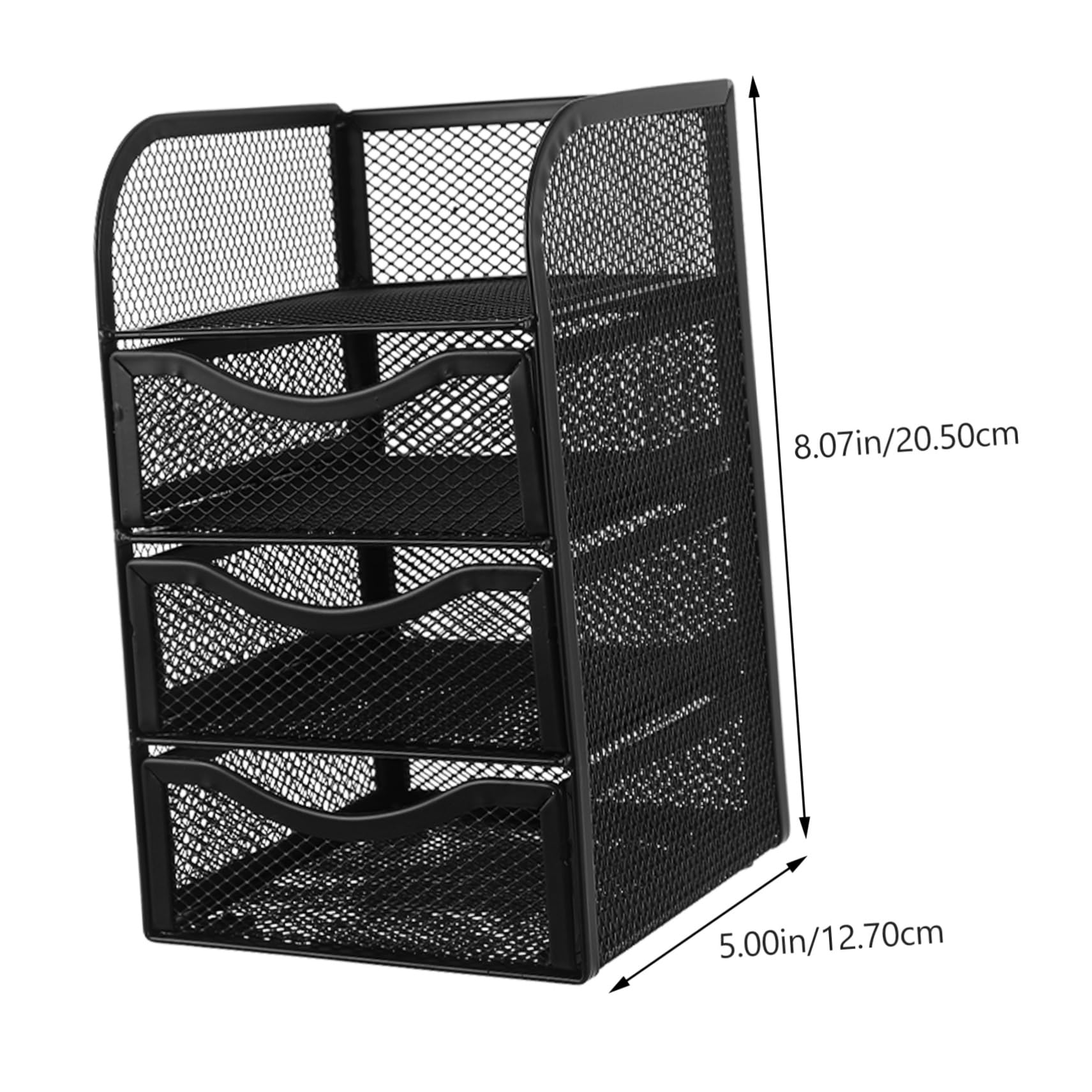 Scatola Portapenne da Scrivania Contenitore per Ufficio Multifunzione Scatola Portaoggetti in Stile Cassetto per Telefono Penne Matite Gomme Cuffie Posate Ecc