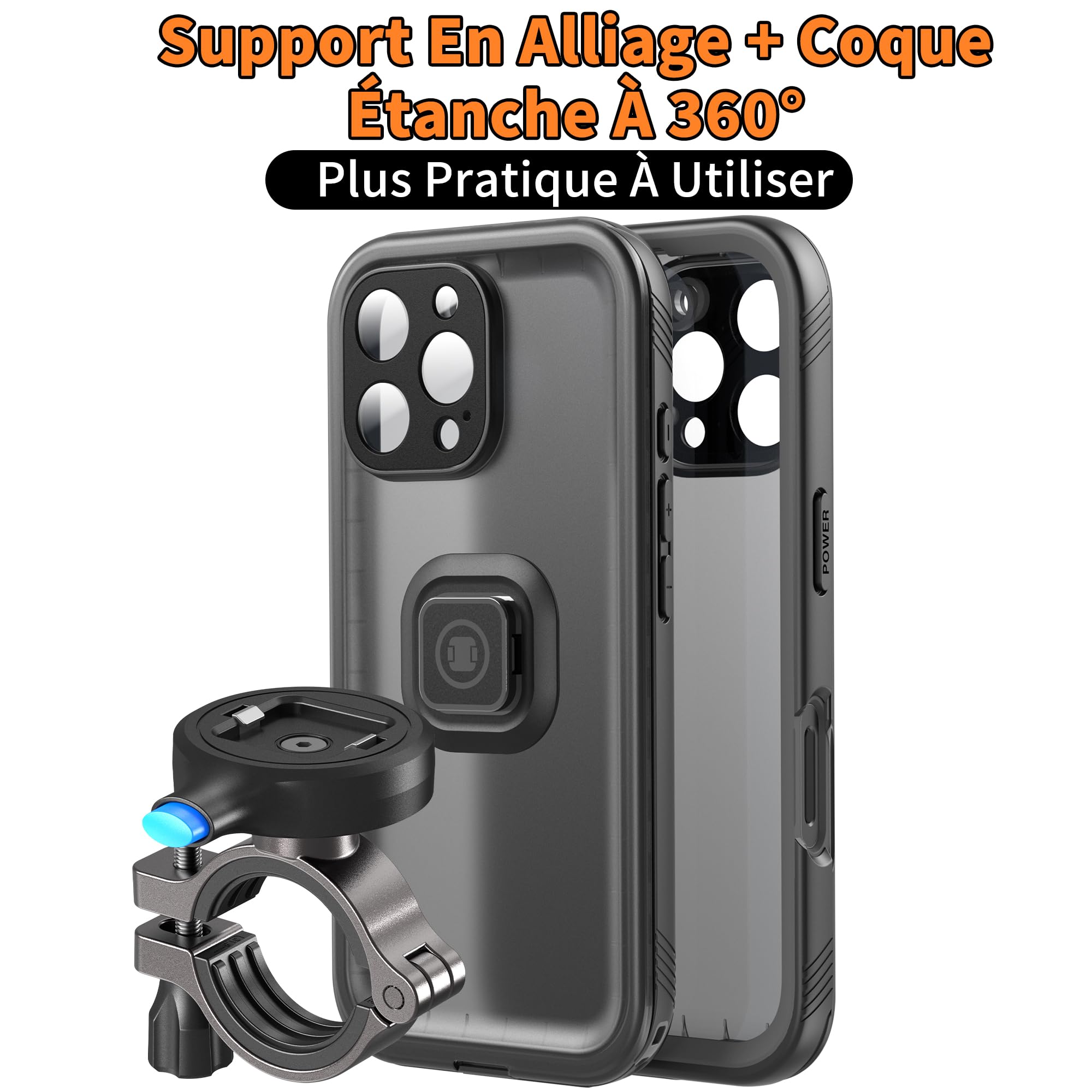 Cozycase Fietstelefoonhouder voor iPhone 16 Pro Max waterdicht