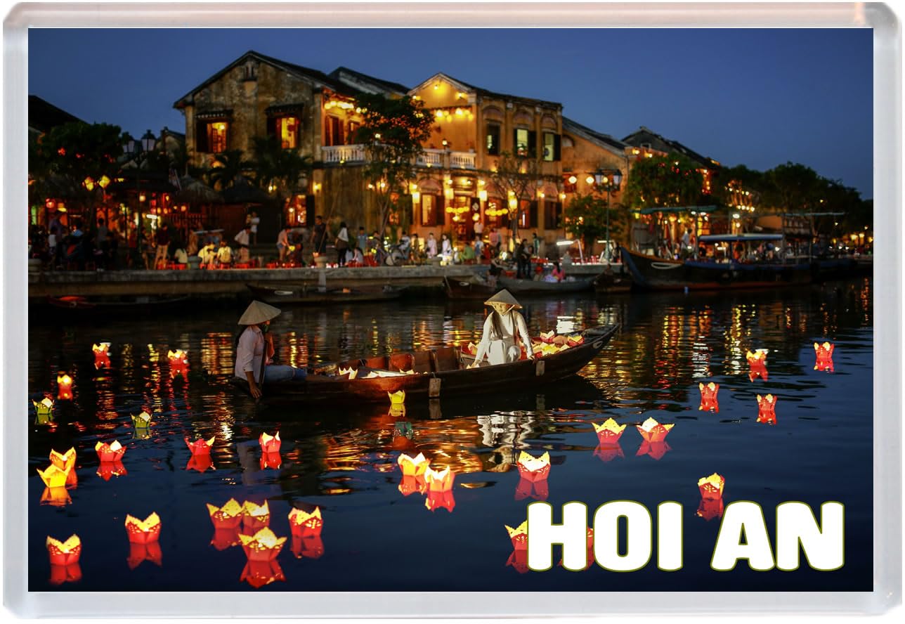 Baked Bean Store Multicolor Hoi An - Vietnam - Jumbo Fridge Magnet 96 X 67Mm Bbsfhm1583
