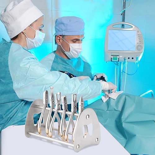 Miniatura 6 de LVCHEN Soporte de alicates dentales de acero inoxidable, organizador de alicates ortodónticos, multifuncional, resistente, para ortodoncia