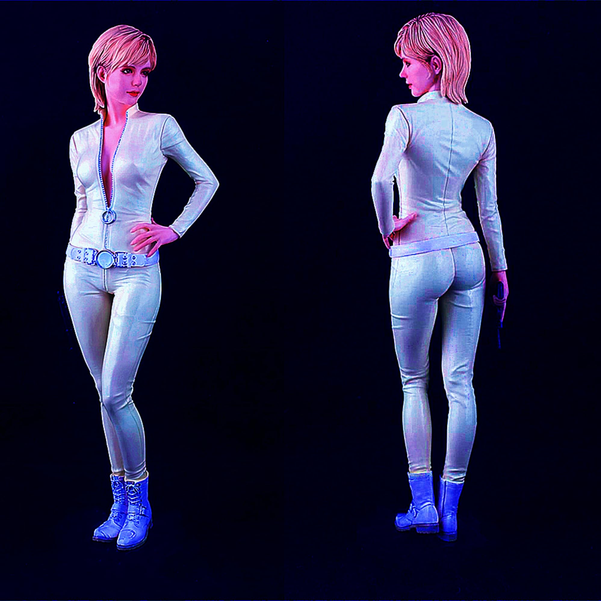 1/12 ) Kit de miniaturas de Resina Sci-Fi Agent Woman Warrior Kit de miniaturas de Resina sin Montar ni Pintar (lk3u-5)