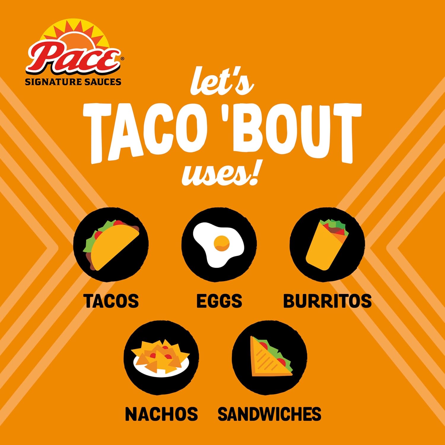 Pace Classic Taco Signature Sauce, 10.8 oz (8 Pack)