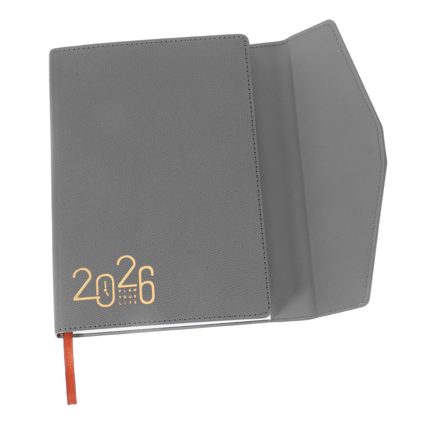 2026 Jahresplaner aus Papier und PU mit Hardcover Schutz