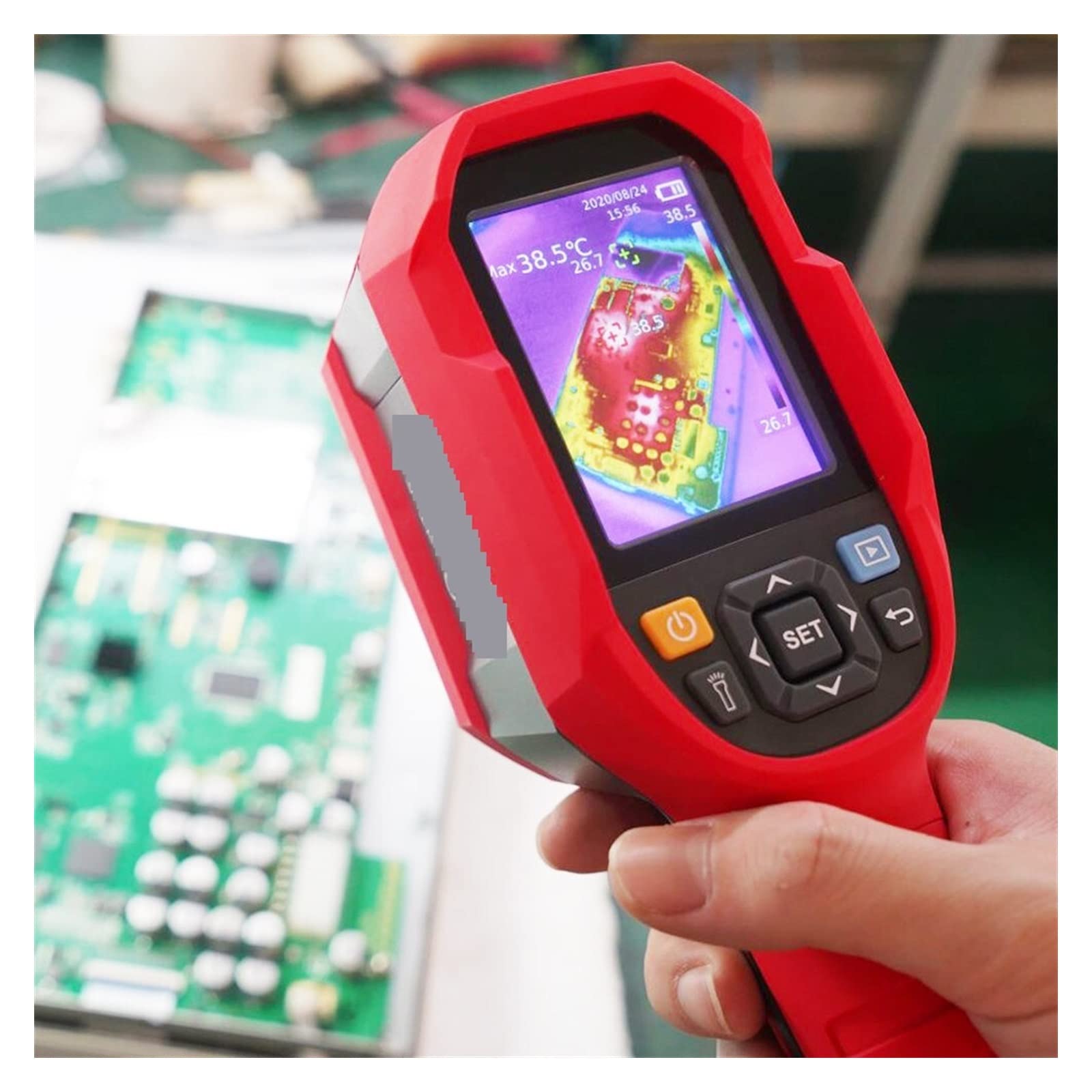 Cámara termográfica infrarroja de Mano Resolución 256 * 192 Circuito PCB Termómetro de imágenes de detección Industrial(I260B)