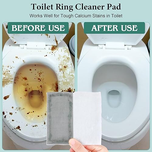 Miniatura 4 de Paquete de 6 almohadillas limpiadoras de anillos de inodoro, pantalla para fregar para el hogar, almohadilla de malla, esponja para eliminar el