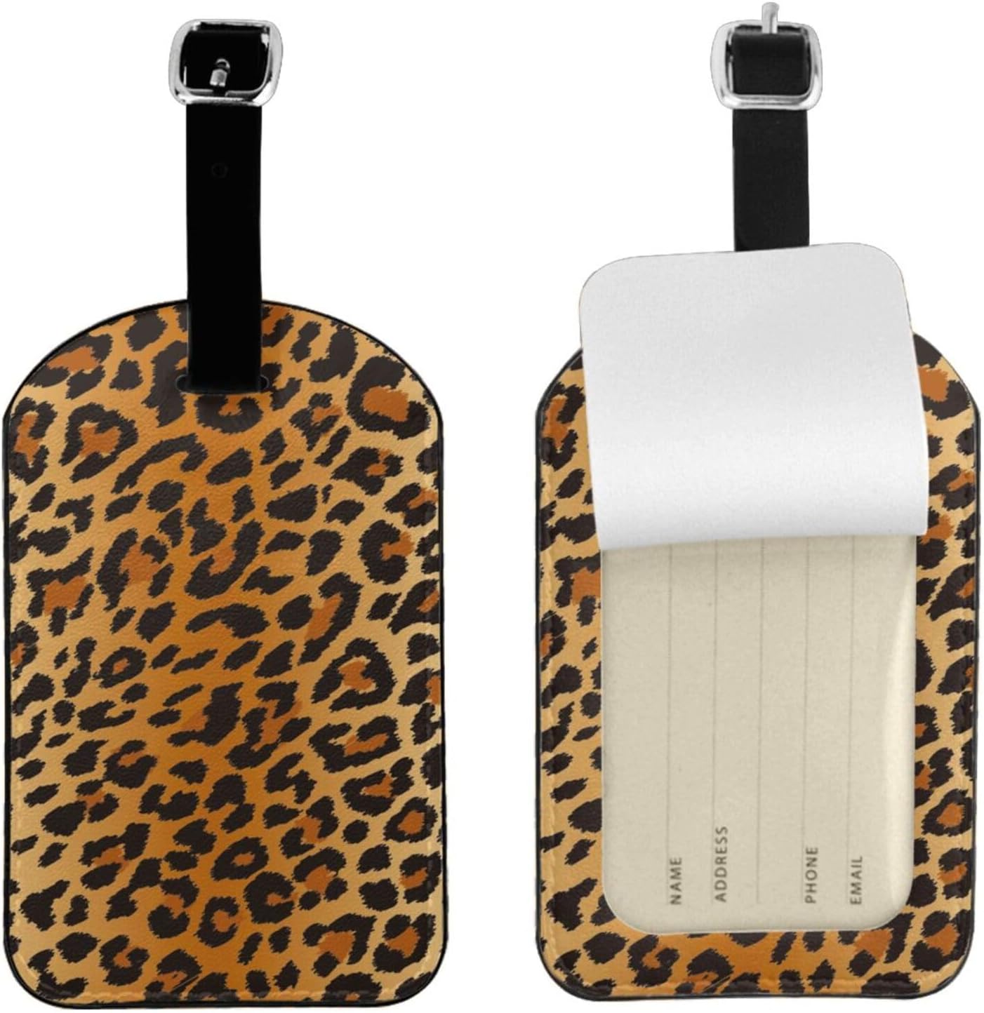 Wansin 2Pcs Luggage Tags for Suitcases Travel Luggage Tag