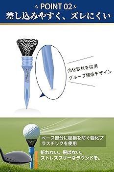 イギリス製ゴルフのテイー Amazon | Minezaki [ 旋風ティー ] ゴルフ ティーショート