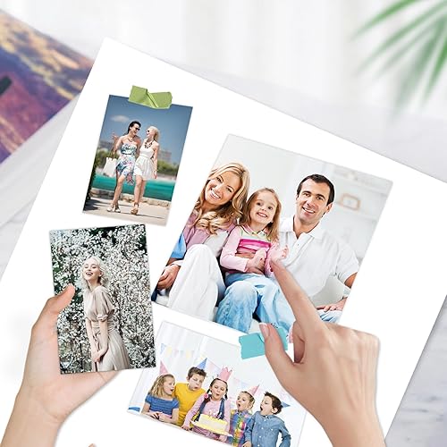 Miniatura 6 de Cartulina blanca de 12 x 12  24 hojas de papel de cartulina Goefun de 80 libras para hacer tarjetas, Cricut, manualidades, álbumes de recortes,