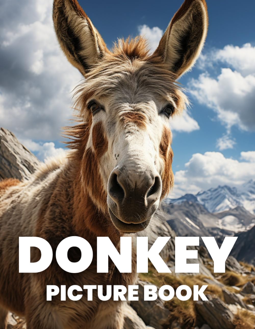 Donkey Picture Book: A Delightful Collection of 100 Images of Donkeys in Various Landscapes