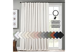 Enhance Your Sliding Door with Stylish INOVADAY Curtains: Thermal Insulation, Blackout Function,...