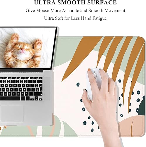 Miniatura 4 de Tapete de escritorio, 32 x 12 pulgadas, XXL extendido, grande, alfombrilla de mouse para juegos, decoración de escritorio, bonitos suministros de