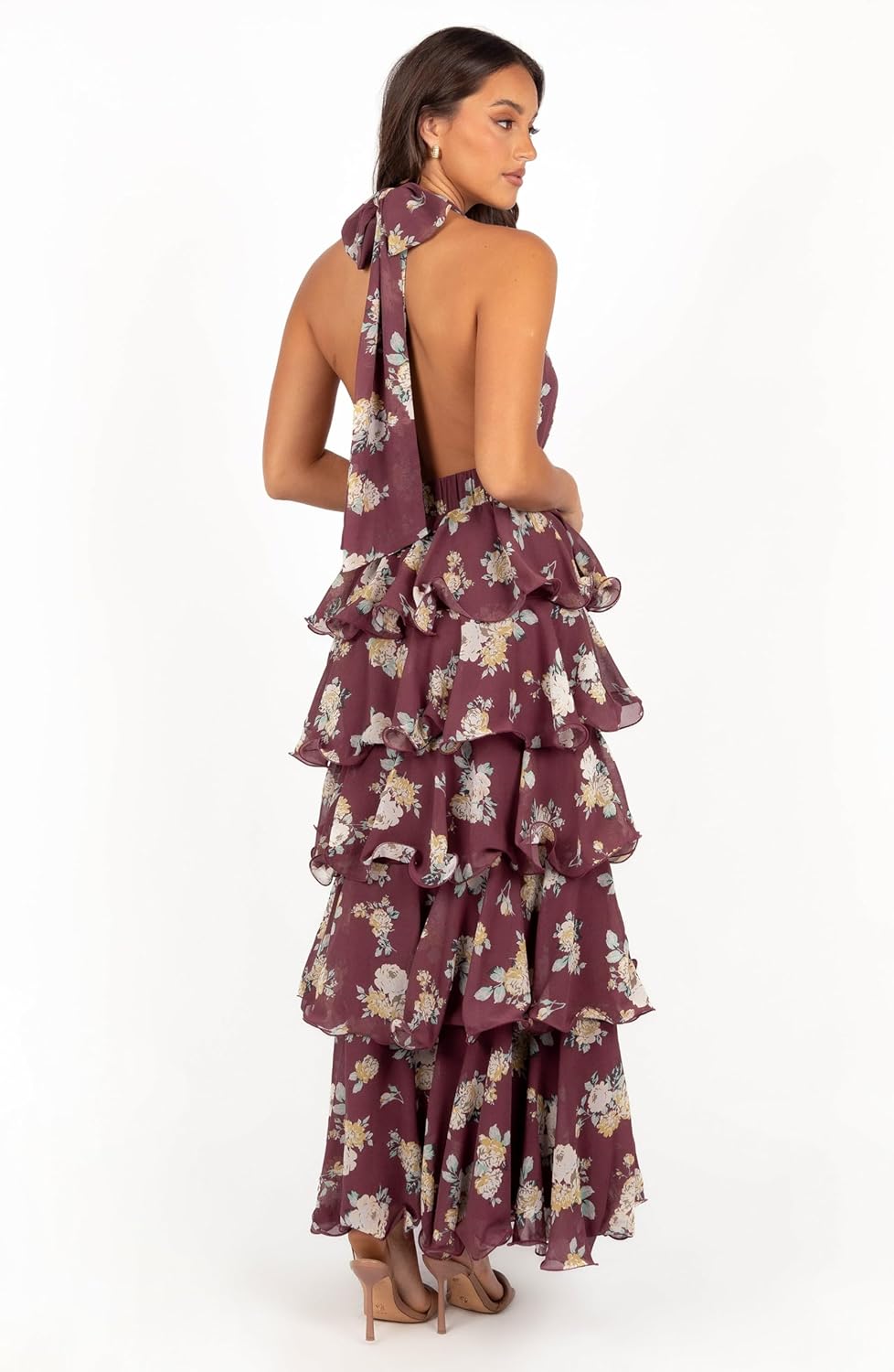 Petal & Pup Womens Kendall Maxi Halterneck Dress - Image 4