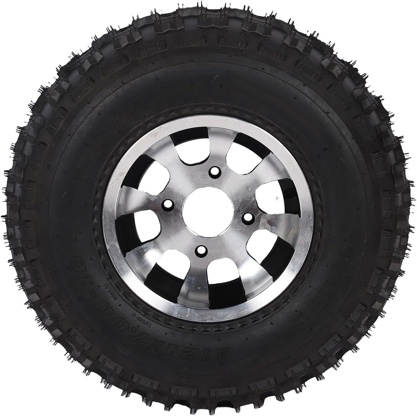 Tbest All Terrain Vehicles Tire Long Lasting Rubber Car Traction Crawler Wheels for Off Road Go Kart ATV UTV