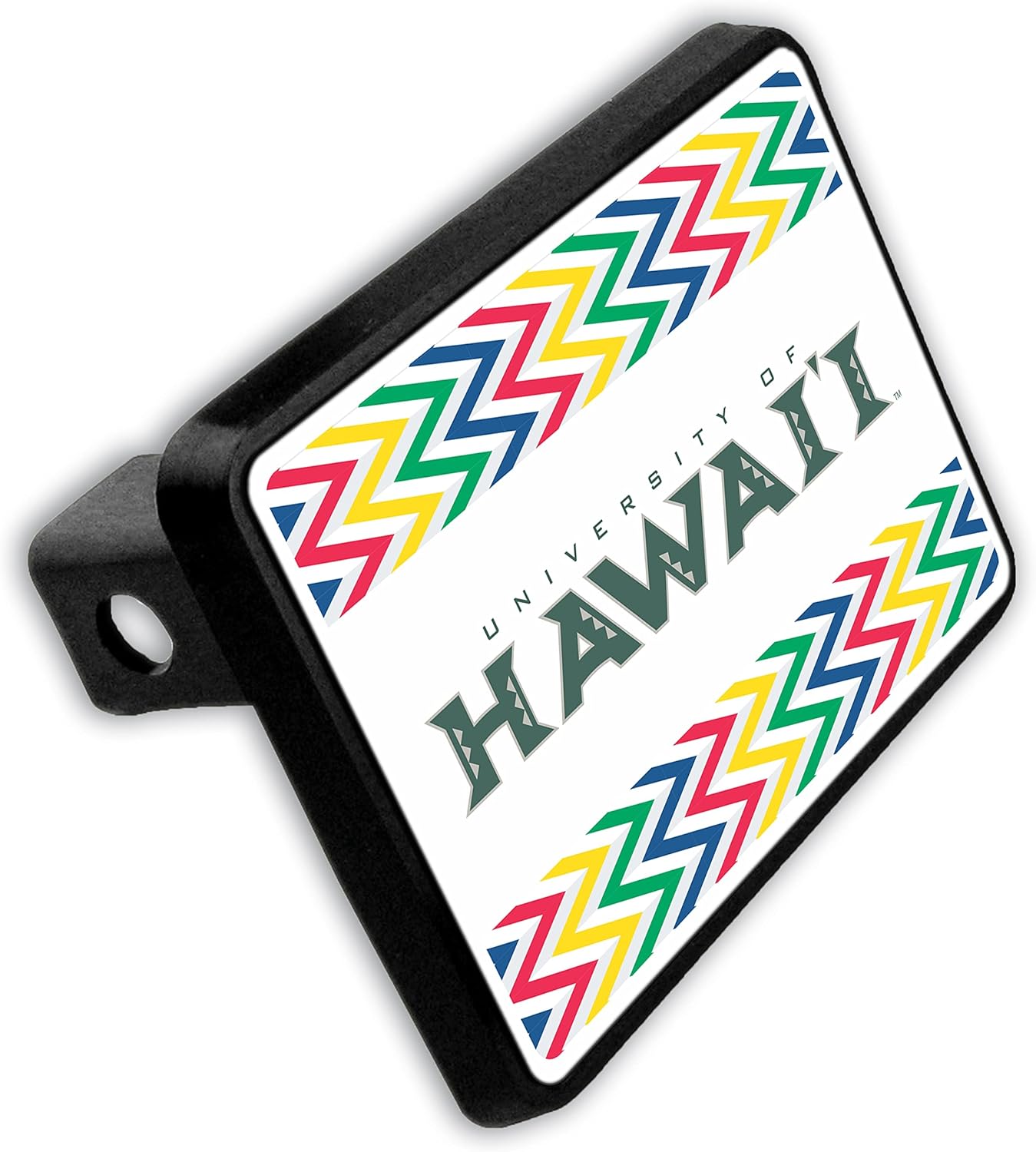 University of Hawaii Trailer Hitch Cover Plate, Fits 2” Receivers, Aluminum Tow Hitch Cover Plug (University of Hawaii #4)