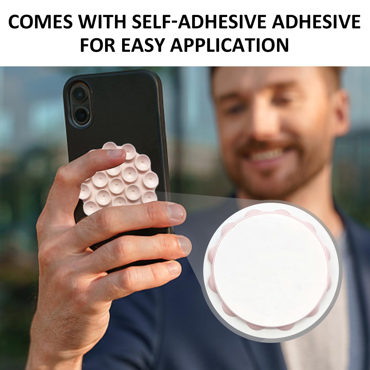 2 Pièces Ventouses En Silicone, Supports De Téléphone Portable