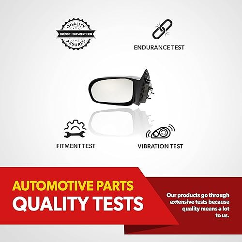 Miniatura 5 de Espejo lateral de repuesto para Honda Civic DX EX GX LX 2001 2002 2003 2004 2005 - Espejo lateral del conductor incluye vidrio transparente,