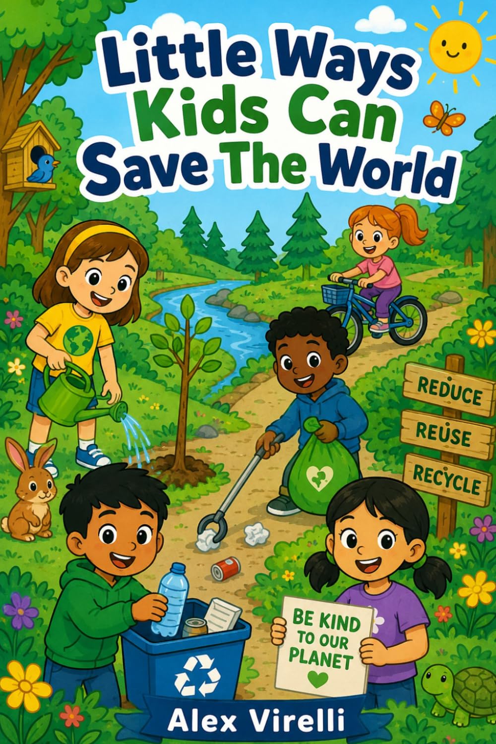Little Ways Kids Can Save The World: A Kids Book About The Environment And Making Good Choices