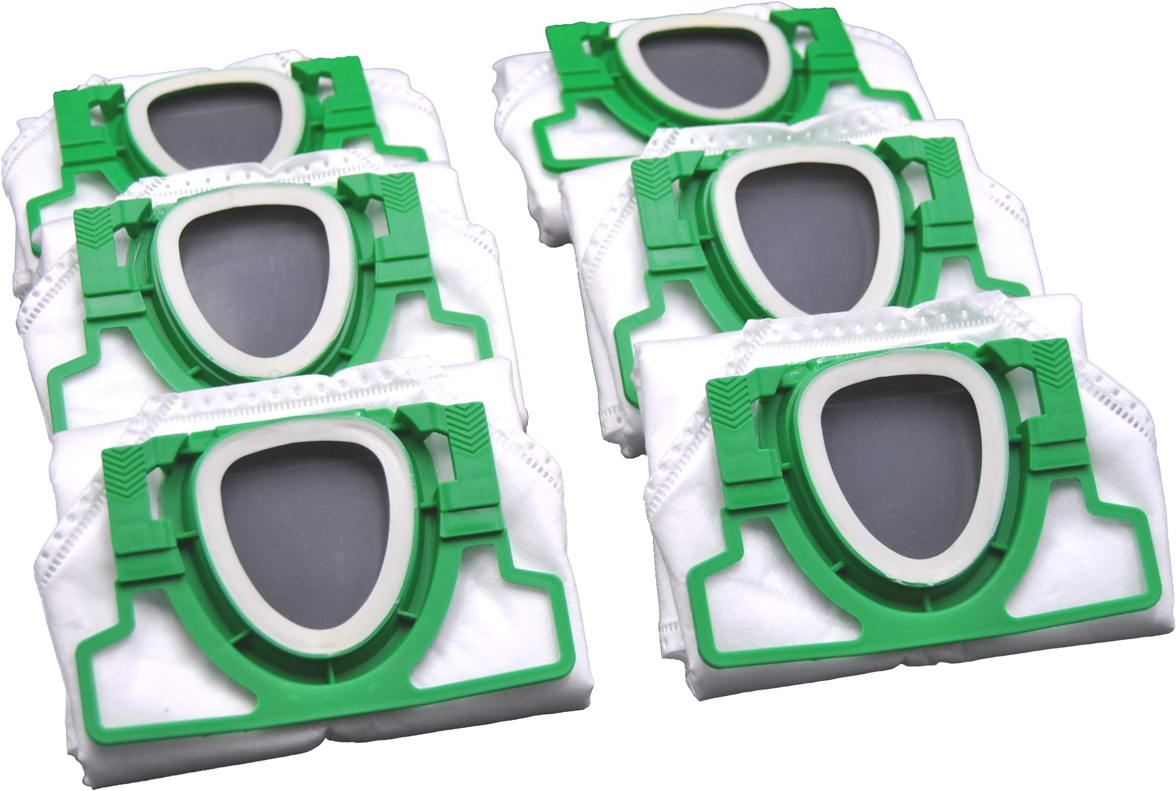 12 x Microfleece Vacuum Cleaner Bags for Vorwerk Kobold 200, Pre-Folded in a Cardboard Box