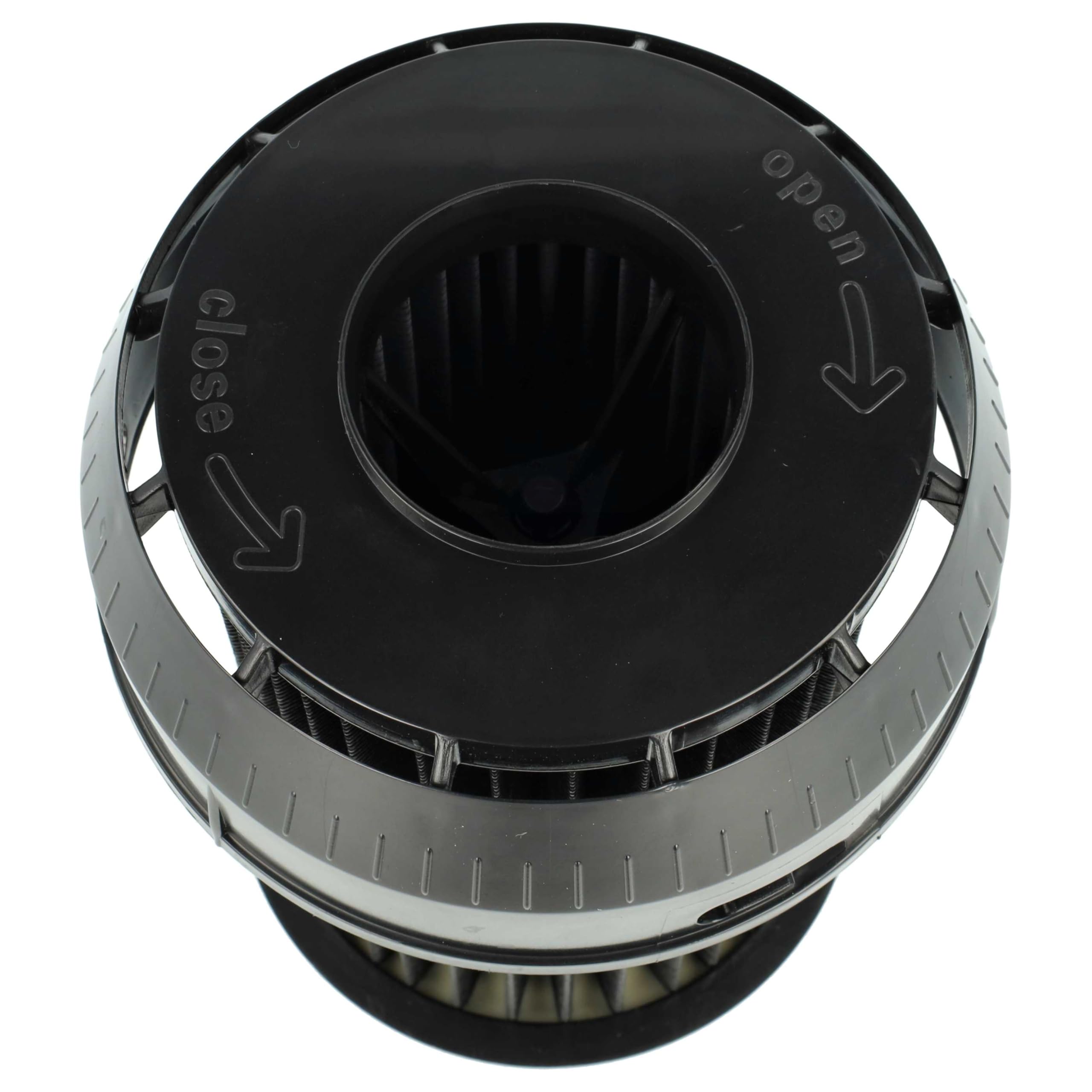 vhbw 3x filtro a pieghe piatte compatibile con Siemens VSX 6XTRM/04 X 6.0, 6XTRM 2/04X6.0 aspiratore - nero, lavabile
