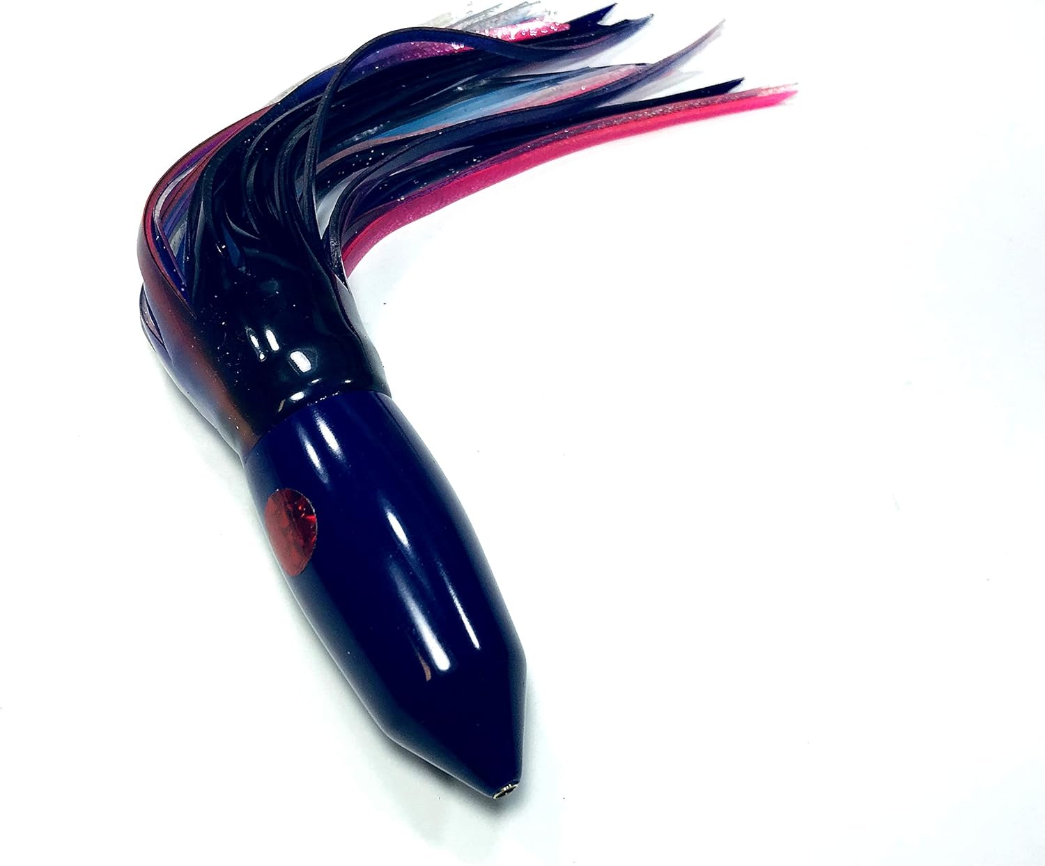 Large Heavy Kona Ahi XL-6 Bullet Saltwater Hawaiian Trolling Lure for Marlin Tuna Mahi Wahoo