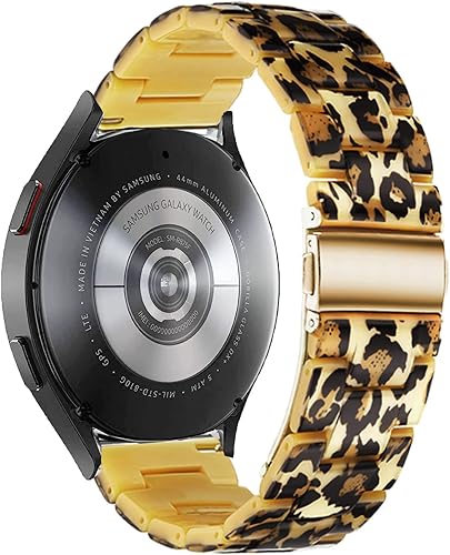 Miniatura 2 de DEALELE Correas compatibles con Samsung Galaxy Watch 66 Classic  55 ProGalaxy Watch 44 Classic  3 1.614 in  Active 2, correa de repuesto de resina