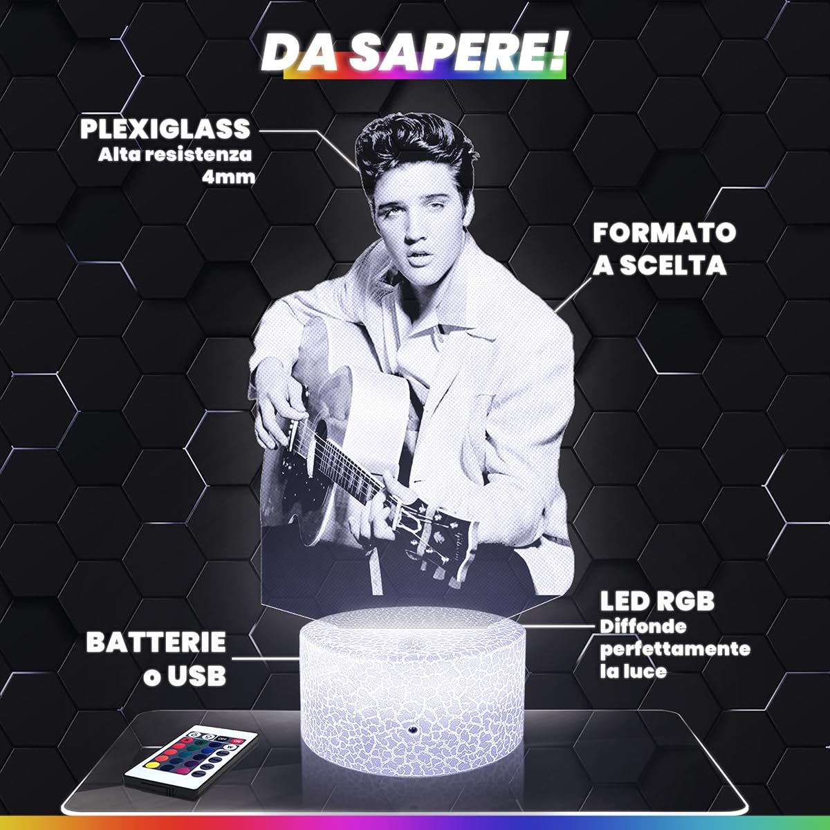 Lampephoto.fr - Lampada 3D The Week end Decorazione Collezione Cantante Pop Canadese Idea Regalo Uomo Donna Oggetto The Weekend Luce Notturna Tattile, Decorazione Camera, Idee Regalo Uomo Donna TOP