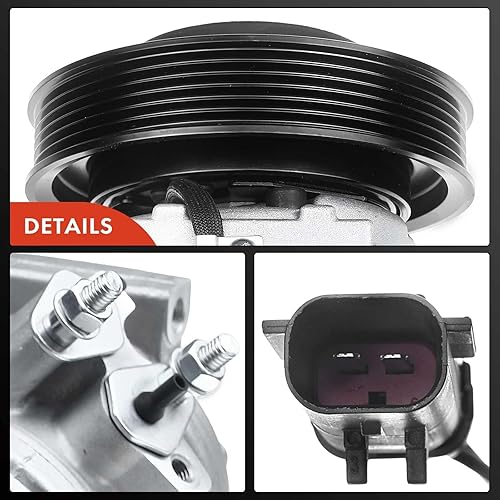 Miniatura 8 de A-Premium Compresor AC con embrague compatible con Dodge Caravan 2.4L 2004-2007