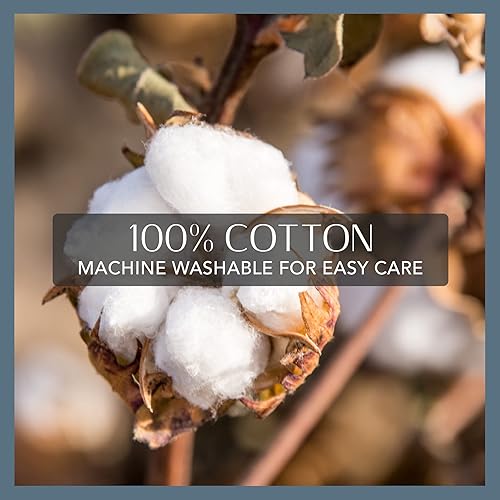 Miniatura 5 de Elrene Home Fashions Harvest Sentiments - Juego de 4 servilletas de tela y 4 manteles individuales acanalados, grande, multicolor, 8 piezas