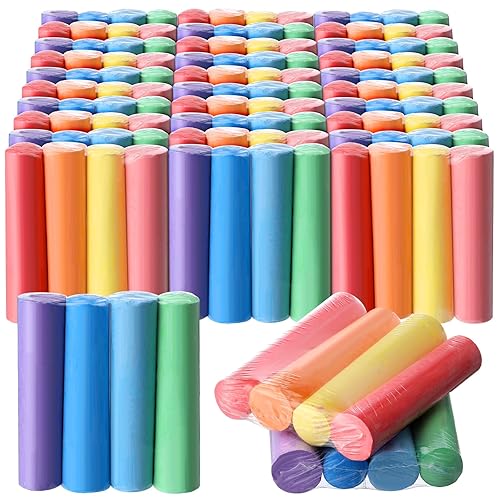 120 Pcs Sidewalk Chalks Set in 30 Count 4 Colors