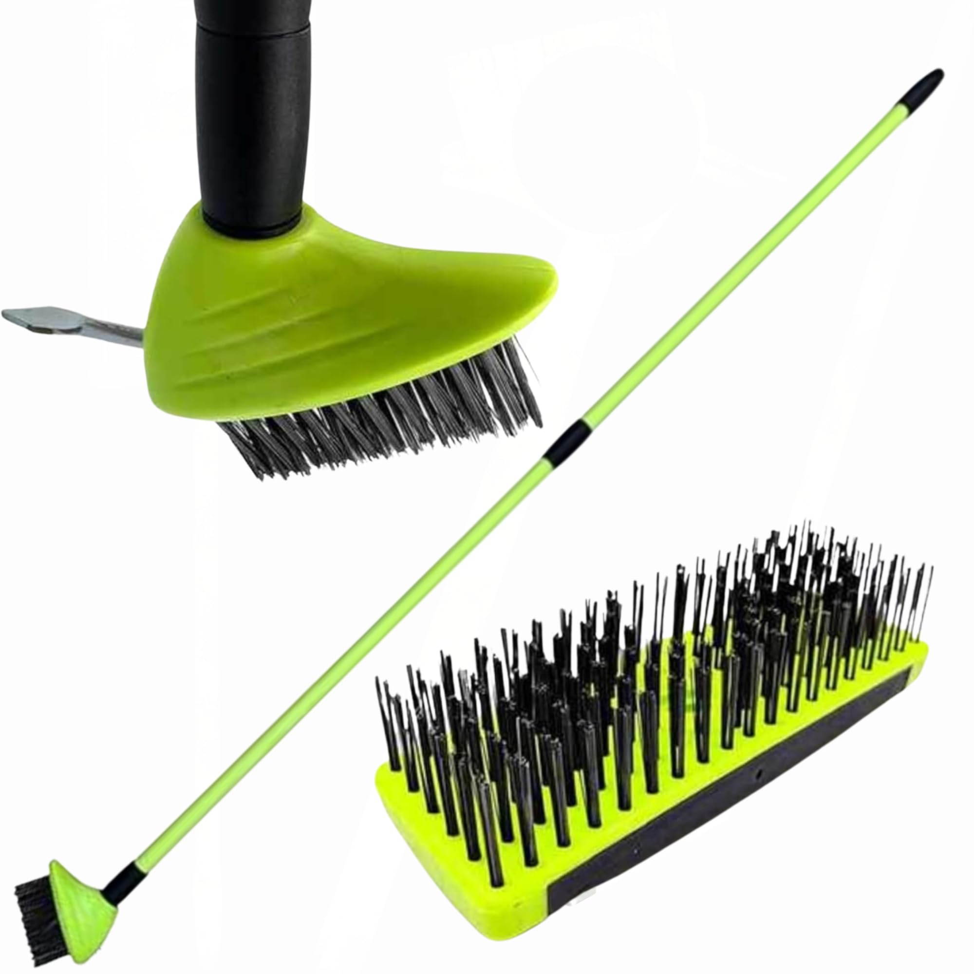 PriceKingX Carbon Steel Garden Rake Heavy Duty Metal Leaf Rake for Lawn, Soil, Gravel & Garden Beds, Strong Wide Head Rake for Levelling, Weeding & Debris Collecting, Long Handle Yard Tool — view 10